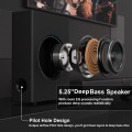 Soundbar with Subwoofer, 3D / DSP/Bluetooth/HDMI-ARC Home Speakers, Bass Treble Adjustable, 2 in 1 Sound System Horizontal & Vertical Placement Surround Sound TV Speaker, 2.1 Channel
